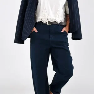 Pantalone drill baloon cintura H.
